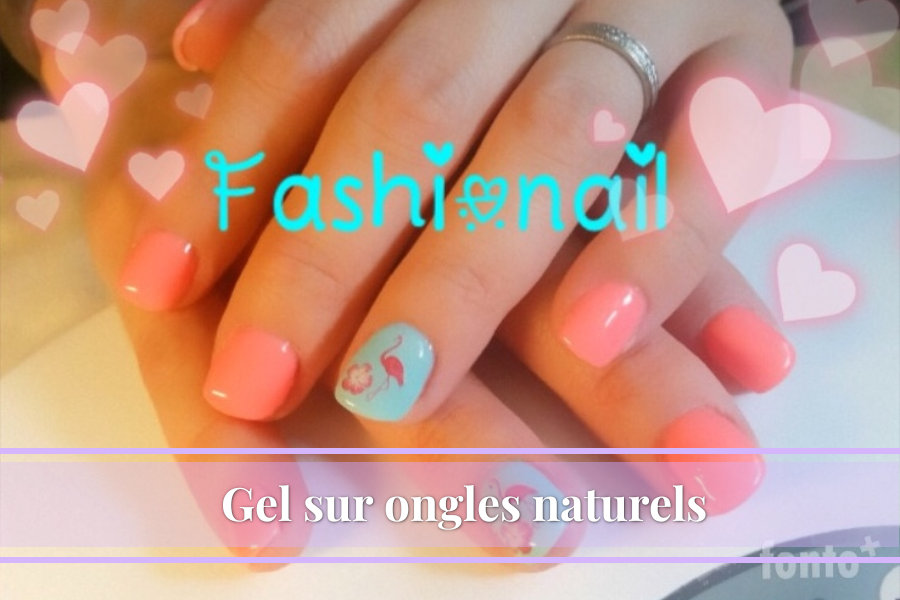 Gel sur ongles naturels
